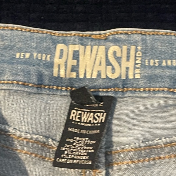Rewash Denim - Rewash High Rise Vintage Reunion Jeans - Light Blue